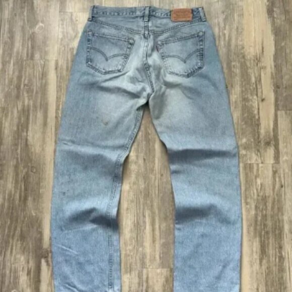 Vintage 90s Levi's 501XX Red Tab Denim Jeans Size 34X32 - Picture 1 of 5